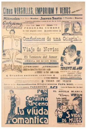 Cartel Cines Versalles  Confesiones de una colegiala
