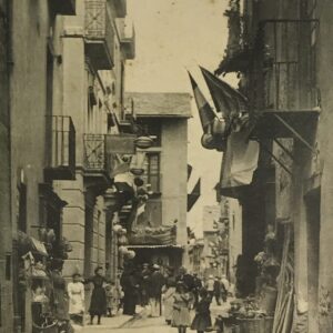Postal Puigcerda Calle de la Libertad