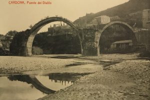 Postal Cardona Puente del Diablo