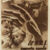 Postal guerra civil la bestia fascista, asesina, destruye