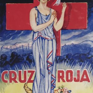 Postal guerra civil en paz o en guerra ayudad siempre a la Cruz Roja