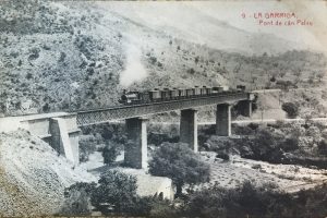 Postal 9 La Garriga. Pont de Can Palau