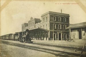 Postal P. V. F. - Mataró - Estación