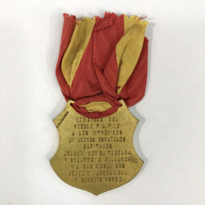 Medalla Vueno Madrid-Manila 1926