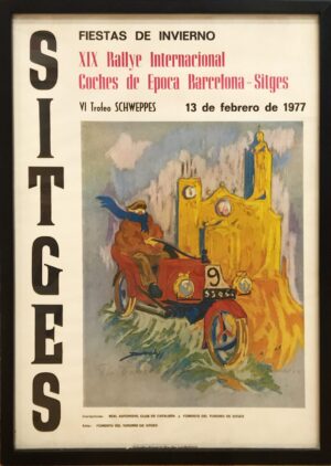 Poster XIX Rallye Internacional Sitges 1977