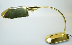 Lampara Metalarte Dorada Años 80 usada - Imagen 2