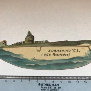 Cromo Troquelado Ejercito Popular Submarino C1
