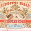 Papel de fumar Duras 1885 calendario