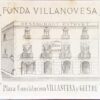 Postal Vilanova i la geltrú Fonda Villanovesa