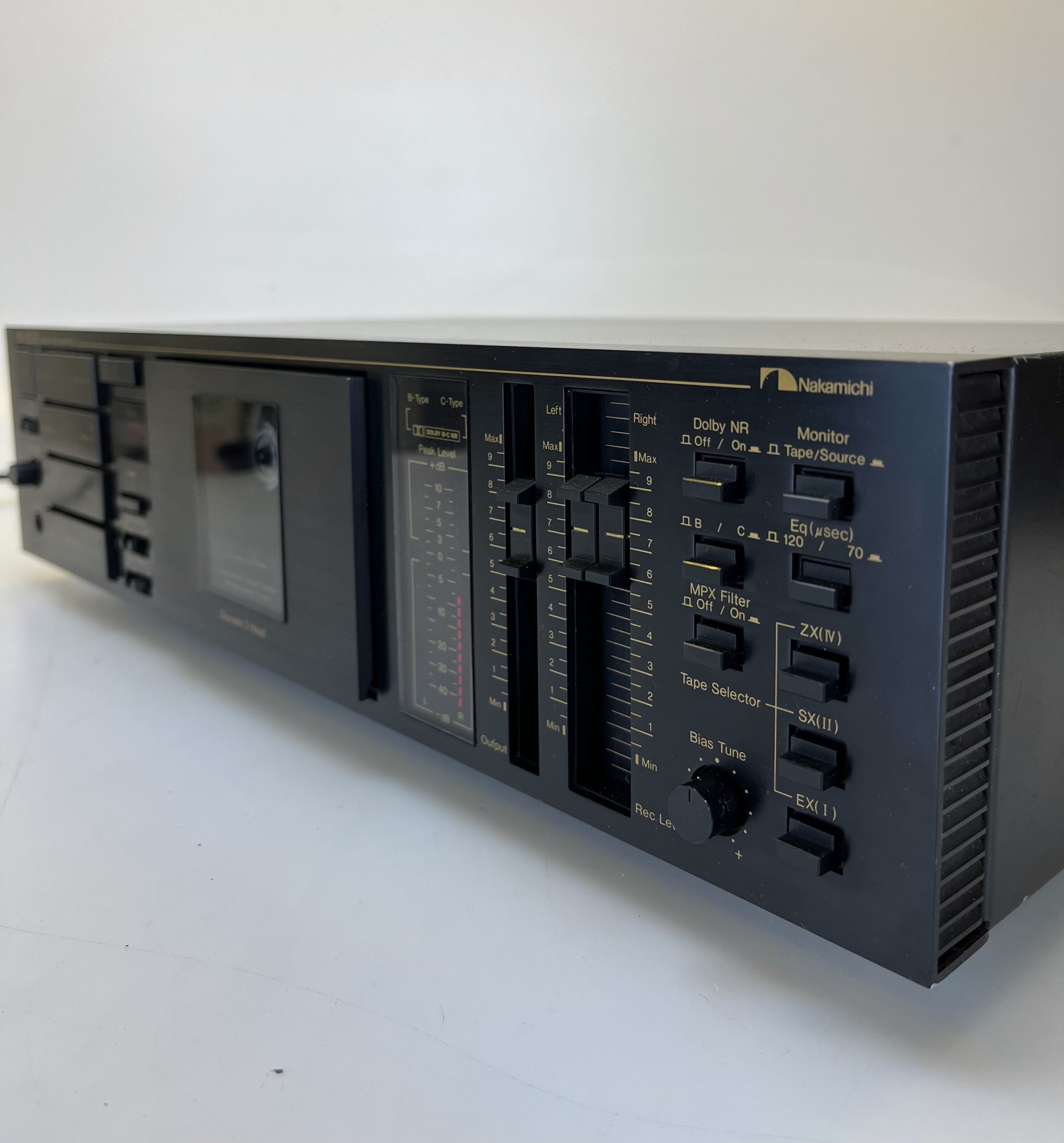 Pletina de casete estéreo NAKAMICHI BX-300E de 3 cabezal…