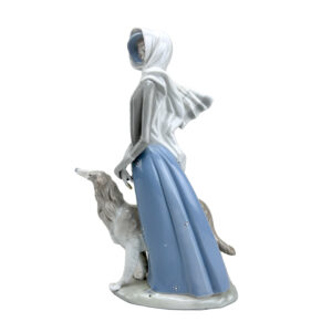 FIGURA LLADRÓ DAMA CON GALGO AFGANO - Image 3